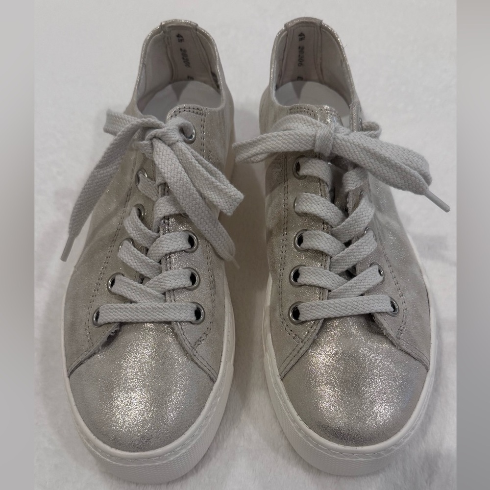 Authentic New Paul Green Bixby Platform Sneaker Mineral Metallic Size UK 4.5 - Picture 3 of 16